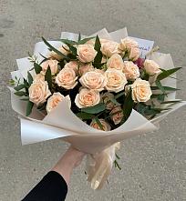 Букет Кремовые розы Латте в Судогде